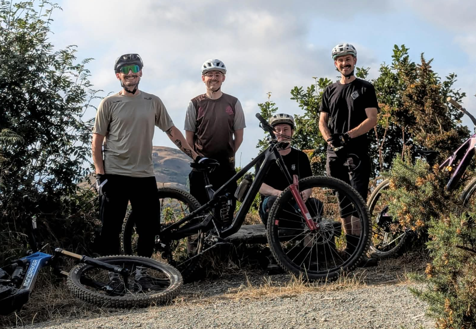 Members of The Cycle Hub riding together