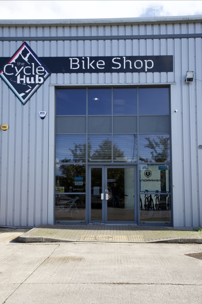The Cycle Hub shop entrance